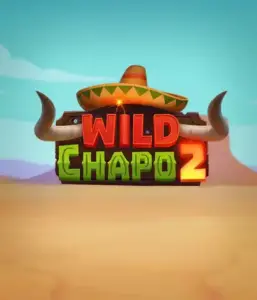 Embark on the vibrant Mexican desert with the Wild Chapo 2 game by Relax Gaming, highlighting a whimsical bull wearing a sombrero set against a serene desert backdrop. This image conveys the charm and humor of the game, perfect for players who enjoy unique themes, delivering a entertaining gaming experience.